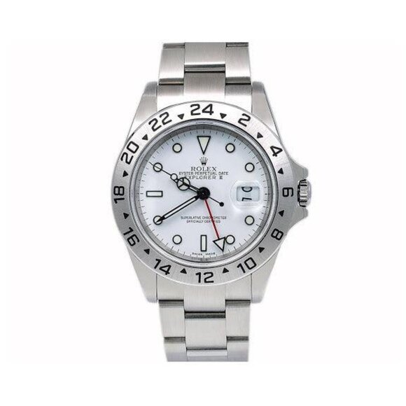 Rolex Explorer II 16570 40MM White Dial With Stainless Steel Oyster Bracelet - Picture 1 of 5